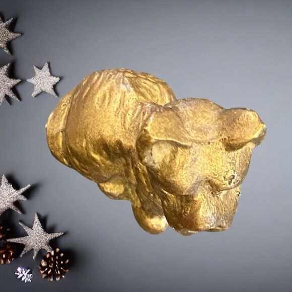 Vintage Scottish Terrier Brass Dog Sculpture Figurine Decor - Picture 11 of 11